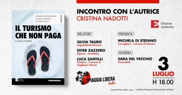 Presentazione libro "Il turismo che non paga" di Cristina Nadotti