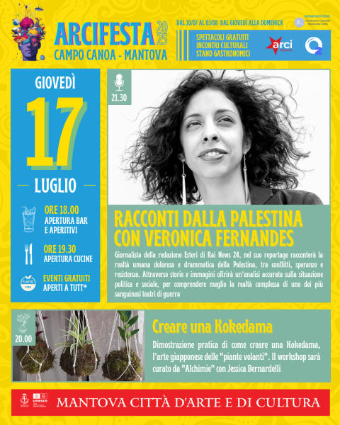 CREARE UNA KOKEDAMA & RACCONTI DALLA PALESTINA CON VERONICA FERNANDES