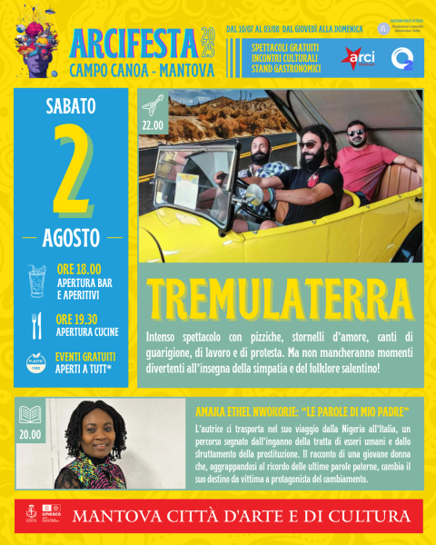 AMAKA ETHEL NWOKORIE: “LA PAROLE DI MIO PADRE” & CONCERTO TREMULATERRA