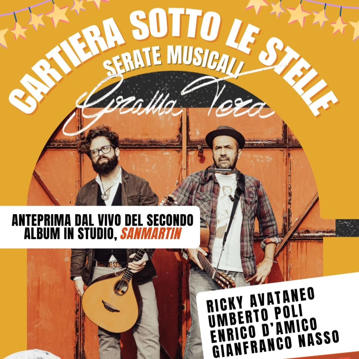 CARTIERA SOTTO LE STELLE