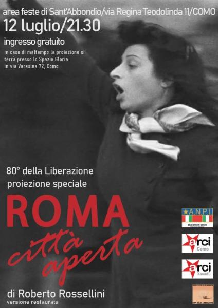 35 mm sotto il cielo - Nuova data per "Roma città aperta"