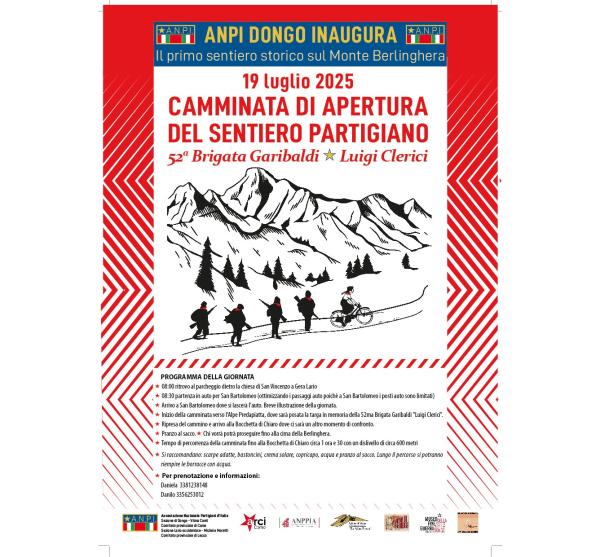 Anpi Dongo - Inaugurazione sentiero partigiano