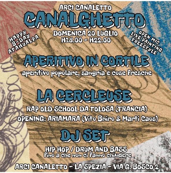 CANALGHETTO, APERITIVO IN CORTILE
