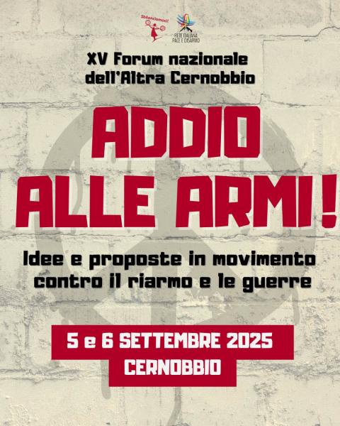5 settembre Addio alle armi! - Voci contro la guerra, concerto deə musicistə larianə per la Pace.