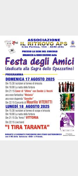 39 festa degli amici