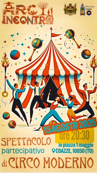 SPETTACOLO PARTECIPATIVO DI CIRCO MODERNO