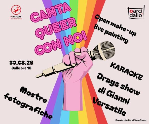 🏳️‍🌈CANTA QUEER CON NOI🏳️‍🌈