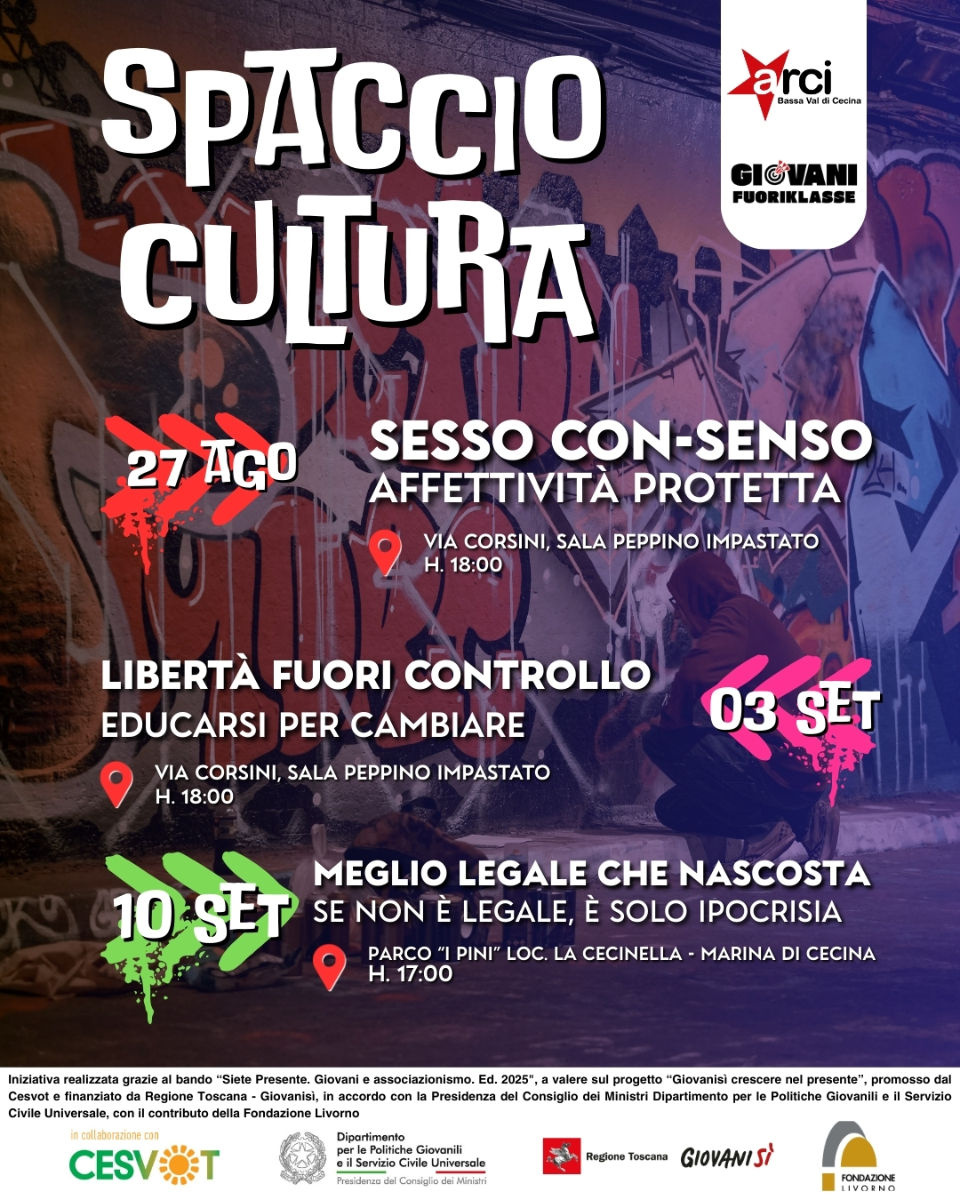 SPACCIO CULTURA - Libertà Fuori Controllo: Educarsi per Cambiare