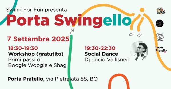 Porta Swingello vol. 3 - workshop primi passi e social dance!