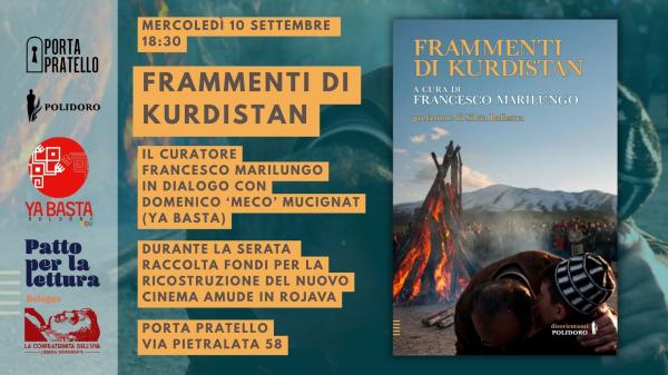 Frammenti di Kurdistan. Presentazione libro e raccolta fondi