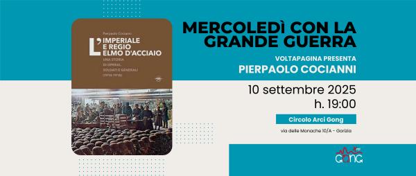 Mercoledì con la Grande Guerra: Voltapagina presenta Pierpaolo Cocianni