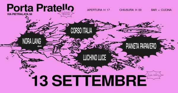 PIANETA PAPAVERO, LUCHINO LUCE, CORSO ITALIA live, NORA LANG dj set ✶ 𝗣𝗣 𝗦𝘂𝗺𝗺𝗲𝗿𝗚𝗿𝗼𝘂𝗻𝗱