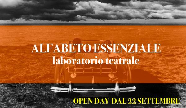 ALFABETO ESSENZIALE Laboratorio teatrale - Open Day 2025/26