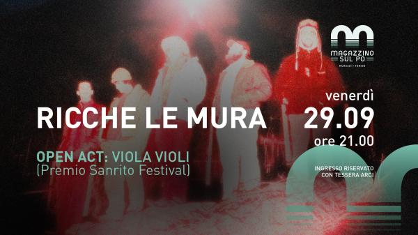 Ricche le Mura openact: Viola Violi (premio Sanrito Festival)