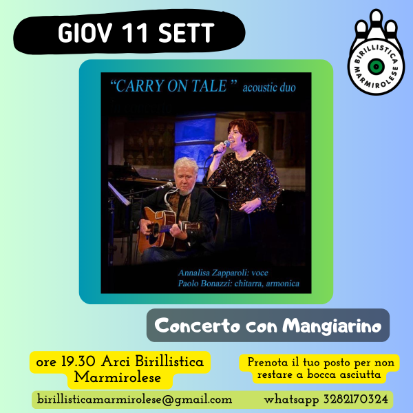 CARRY ON TALE - Concerto