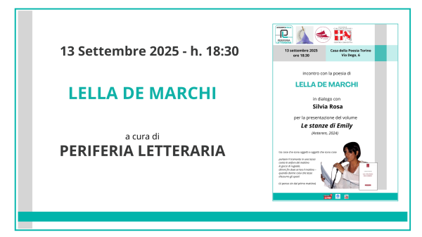 Incontro con la Poesia di Lella De Marchi