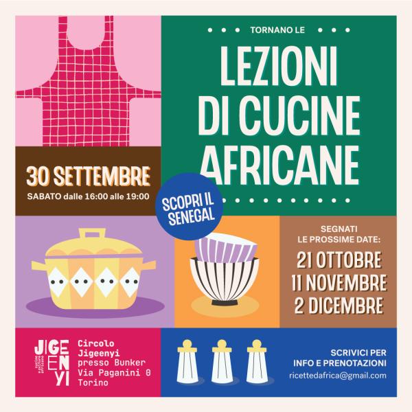 Corsi di cucine africane per adulti