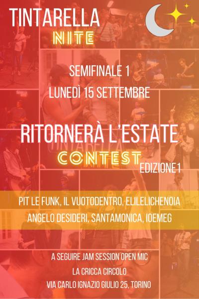 TINTARELLA NITE Prima semifinale