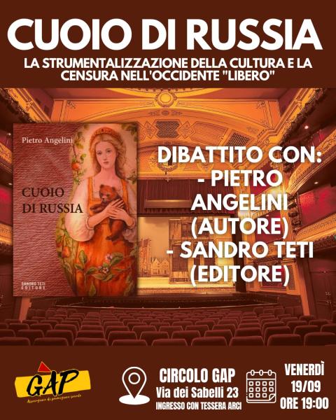 Presentazione del libro "Cuoio di Russia" di Pietro Angelini
