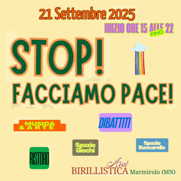 STOP! FACCIAMO PACE!