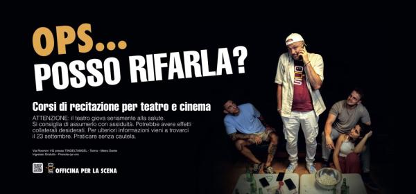 Serata Di Presentazione dei corsi di OPS Officina Per la Scena