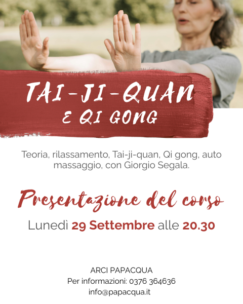Presentazione Corso di Tai Ji Quan