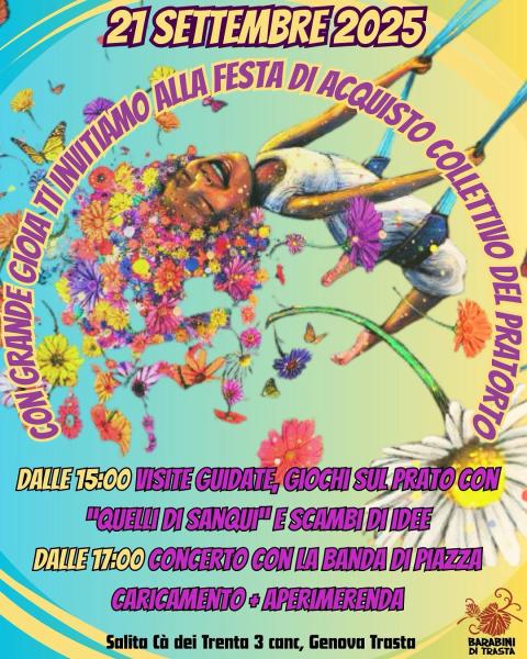 Festa di acquisto collettivo prato-orto circolo Barabini di Trasta