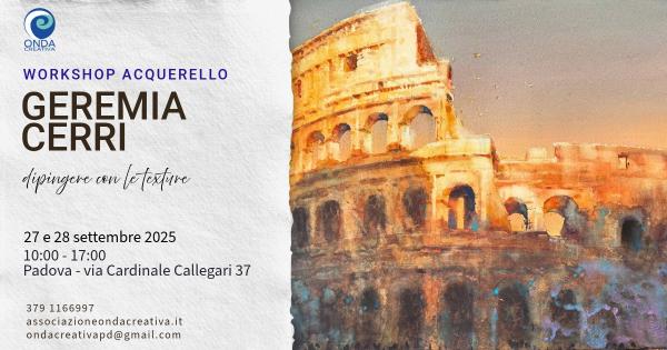 Workshop di Acquerello con Geremia Cerri