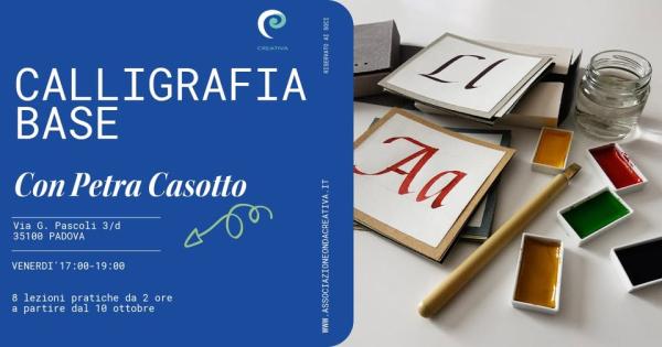 Corso di CALLIGRAFIA base - La scrittura Italica