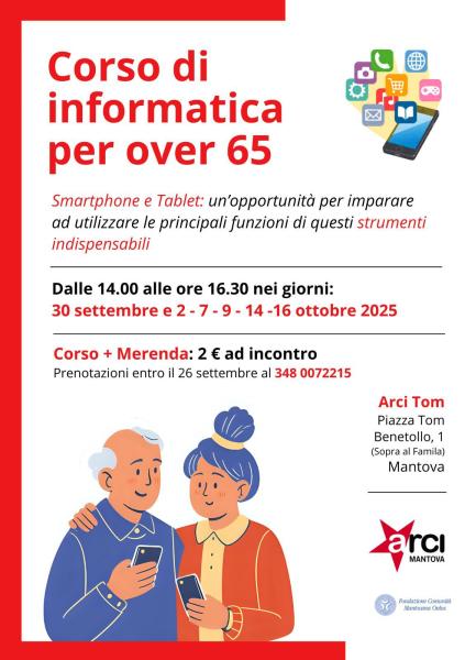 Corso di informatica per over 65
