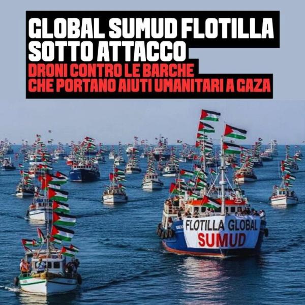 Presidio per la Global Sumud Flotilla