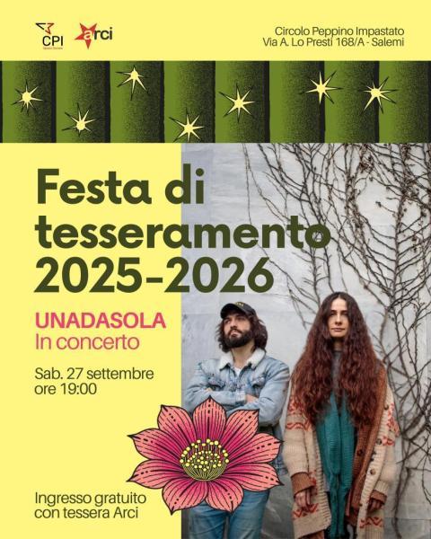 Festa di tesseramento 2025-2026
