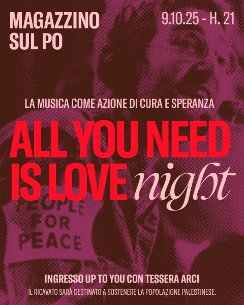 ALL YOU NEED IS LOVE night