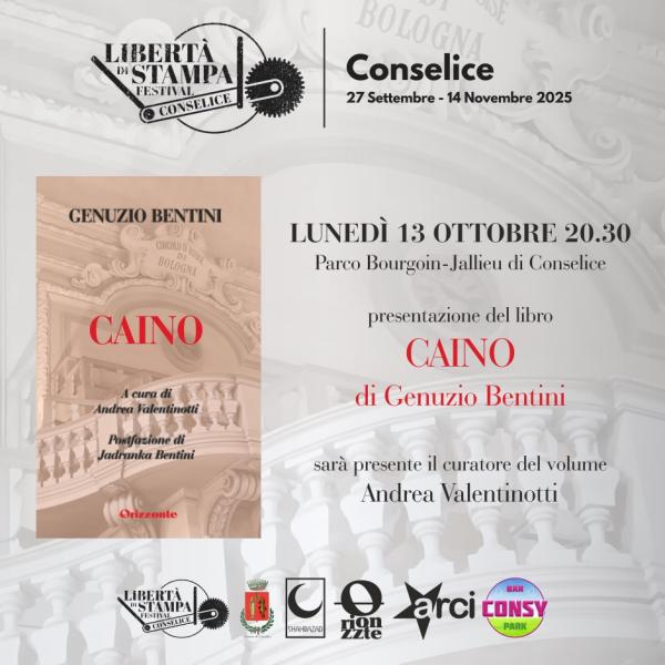 Presentazione del Libro CAINO di Genuzio Bentini