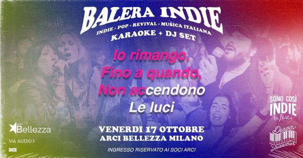 BALERA INDIE DJSET + KARAOKE