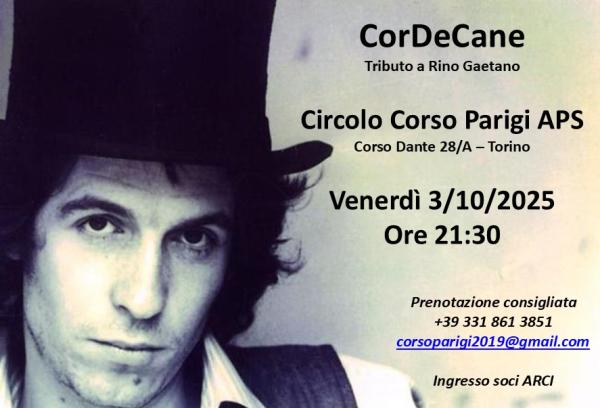 CorDeCanemin concerto tributo a RINO GAETANO
