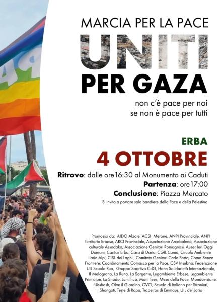 Erba/ Uniti per Gaza