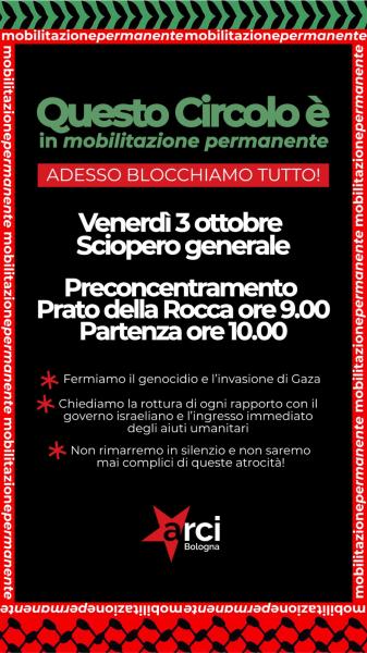 Mobilitazione VENERDI 3 OTTOBRE. BLOCCHIAMO TUTTO!!!