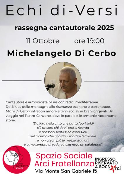 Echi di-Versi | Michelangelo Di Cerbo in concerto