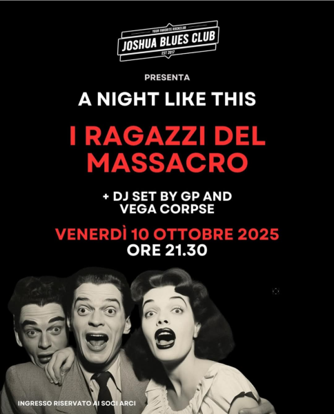 Live music with I Ragazzi del Massacro