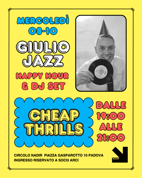 CHEAP THRILLS!: Giulio Jazz Dj set