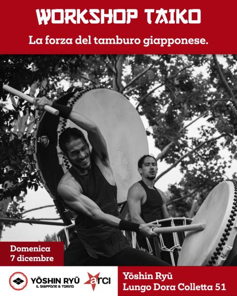 Taiko - La forza del tamburo giapponese - Corso INTERMEDIO