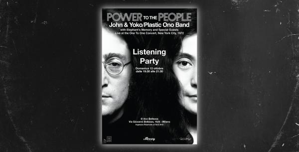 POWER TO THE PEOPLE - LISTENING PARTY