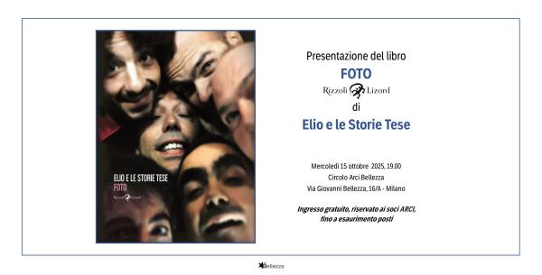 PRESENTAZIONE LIBRO "FOTO" DI ELIO E LE STORIE TESE