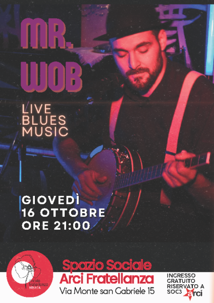 Blues, folk e altre storie | Mr. Wob in concerto