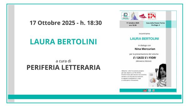 Incontro con la Poesia di Laura Bertolini