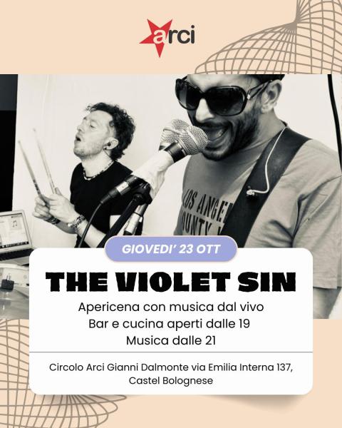 Apericena con THE VIOLET SIN