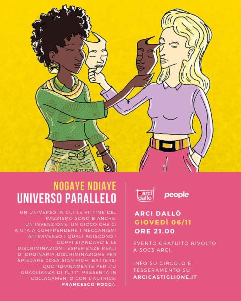 Presentazione del libro UNIVERSO PARALLELO con NOGAYE NIDIAYE