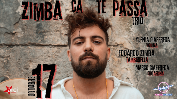 🪗 𝗭𝗜𝗠𝗕𝗔 𝗖𝗔 𝗧𝗘 𝗣𝗔𝗦𝗦𝗔 𝗧𝗥𝗜𝗢 Live + 𝗪𝗜𝗟𝗦𝗢𝗡 Dj Set // 17.10 @PianetaSonoro