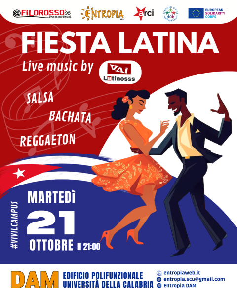 Próximamente fiesta latina en DAM!